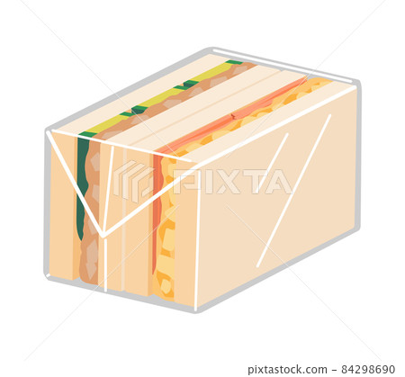 Mixed sandwich tuna cucumber + ham egg square pack 84298690