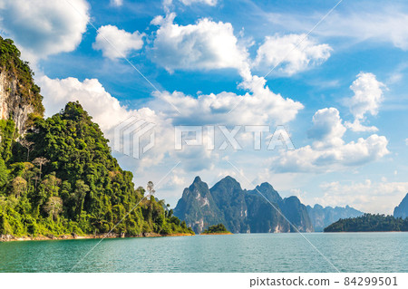 Cheow Lan lake in Thailand 84299501