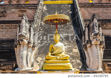Wat Chedi Luang temple in Chiang Mai 84299795