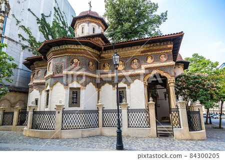 Stavropoleos monastery in Bucharest Stavropoleos monastery in Bucharest 84300205
