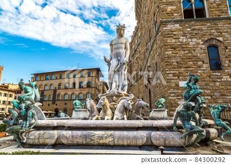 The Fountain of Neptune in Florence The Fountain of Neptune in Florence 84300292