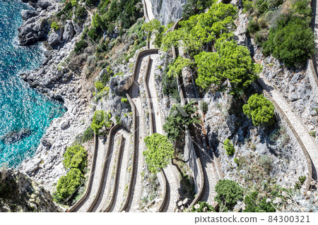 Capri island in  Italy 84300321