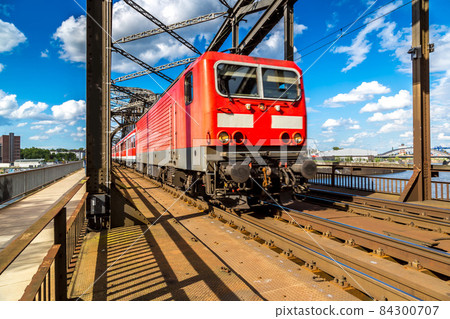 Electric locomotive in Frankfurt Electric locomotive in Frankfurt 84300707