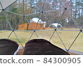 From inside the glamping dome tent 84300905
