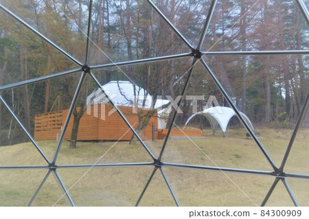From inside the glamping dome tent From inside the glamping dome tent 84300909