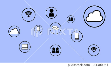 Simple icon background Simple icon background 84300931