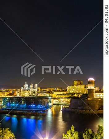 Saint Jean Castle and Cathedral de la Major in Marseille Saint Jean Castle and Cathedral de la Major in Marseille 84301592
