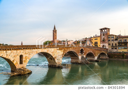 Bridge in Verona, Italy, Bridge in Verona, Italy, 84301894