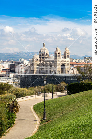 Saint Jean Castle and Cathedral de la Major in Marseille Saint Jean Castle and Cathedral de la Major in Marseille 84301928