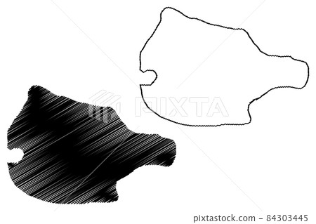 Herat City (Islamic Republic of Afghanistan) map vector illustration, scribble sketch City of Herat map 84303445