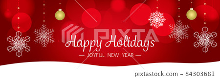 為聖誕節銷售設置的雪花橫幅 84303681