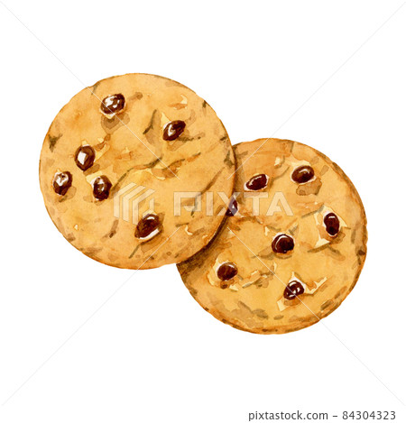 巧克力曲奇餅乾【手繪水彩】 巧克力曲奇餅乾【手繪水彩】 84304323