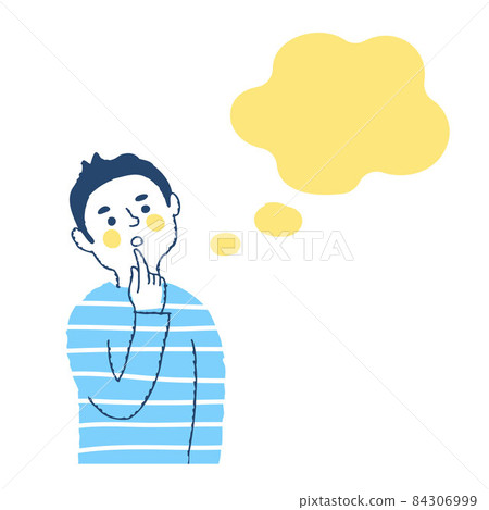 一個想著氣球的年輕人 84306999