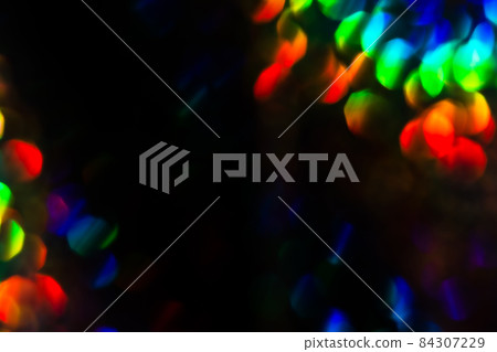 colorful rainbow crystal light leaks on black background colorful rainbow crystal light leaks on black background 84307229