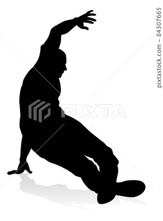Street Dance Dancer Silhouette Street Dance Dancer Silhouette 84307665