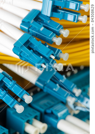 Fiber optic single mode patch cord with connector type LC Fiber optic single mode patch cord with connector type LC 84308629
