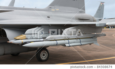 Swedish Air Force JAS39 Gripen air-to-air missile and gliding guided bomb Swedish Air Force JAS39 Gripen air-to-air missile and gliding guided bomb 84308674