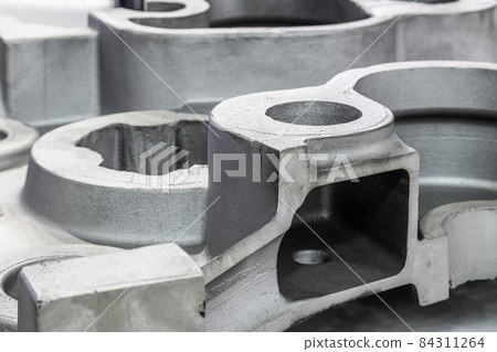 aluminum billet or mold for foundry production before machining 84311264