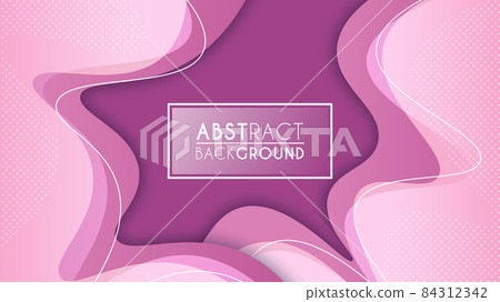 Colorful liquid and geometric background with fluid gradient shapes 84312342