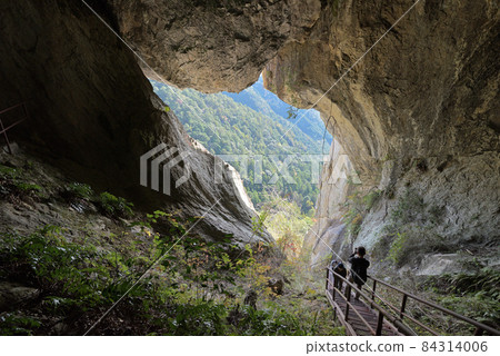 Chichiiwa洞穴Chichiiwa峽谷（愛知縣新城市Kawai Chichiiwa） 84314006