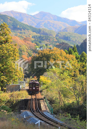 Watarase Valley Railway "Landscape around Konaka Station in early November" 84314314