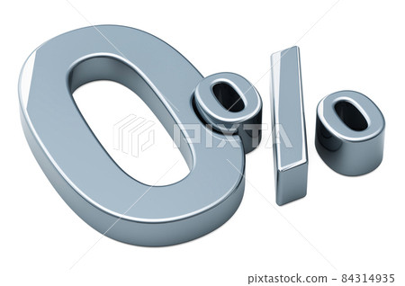 Metallic Zero Percent, 3D rendering Metallic Zero Percent, 3D rendering 84314935