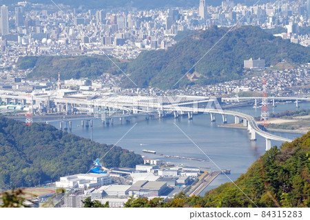 從埃格桑眺望廣島灣的秋景 從埃格桑眺望廣島灣的秋景 84315283
