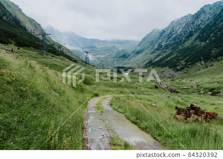 Transfagaras Highway, beautiful landscape of Romania Transfagaras Highway, beautiful landscape of Romania 84320392