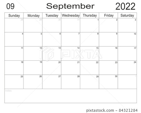 Planner September 2022. Empty cells of planner. Monthly organizer. Calendar 2022 Planner September 2022. Empty cells of planner. Monthly organizer. Calendar 2022 84321284