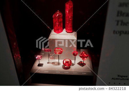 Red Ruby Gem Jewelry in Smithsonian Museum 84322218