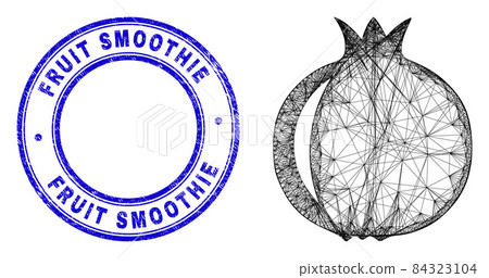 Rubber Fruit Smoothie Seal and Net Irregular Mesh Pomegranate Fruit Icon Rubber Fruit Smoothie Seal and Net Irregular Mesh Pomegranate Fruit Icon 84323104