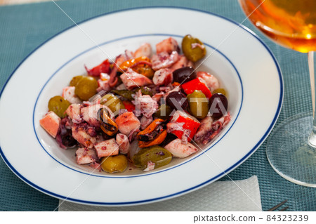 Seafood salad Salpicon de marisco Seafood salad Salpicon de marisco 84323239