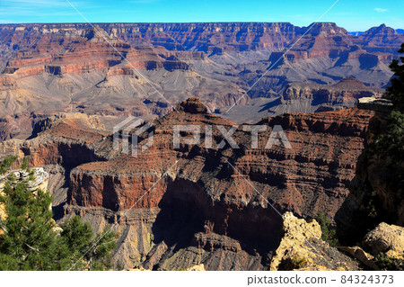 View from the South Rim (South Wall) of the Grand Canyon National Park, USA View from the South Rim (South Wall) of the Grand Canyon National Park, USA 84324373