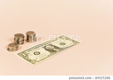 American dollar bill, saving concept American dollar bill, saving concept 84325266