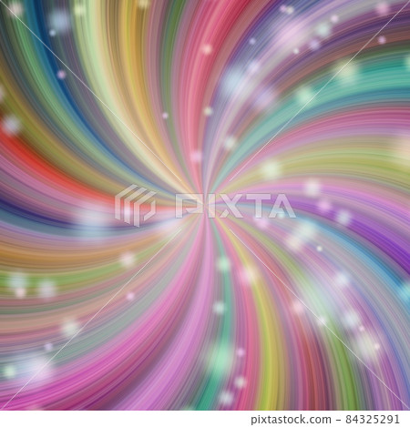 Simple whirlpool of color streams rotating round the middle 84325291