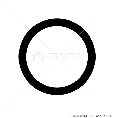 黑色圓圈圖 84326784