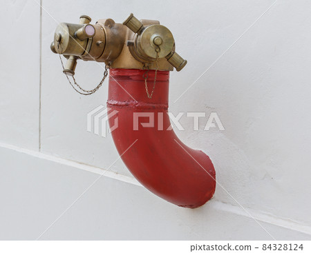 junction fire hydrant on white background 84328124