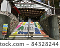 Kobe City Rokko Cable Shita Station Stairs and Station Building 84328244