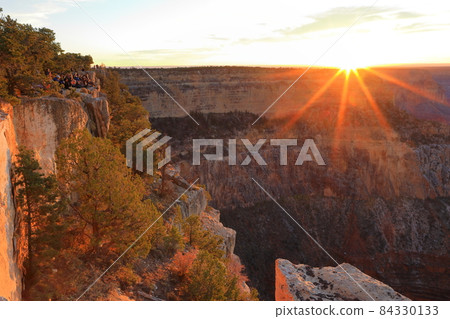 Sunset at Grand Canyon National Park (Hopi Point), USA 84330133