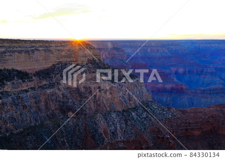 美國大峽谷國家公園（霍皮角）的日落 84330134