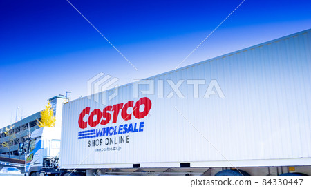 Costco 卡車的側面 Costco 卡車的側面 84330447
