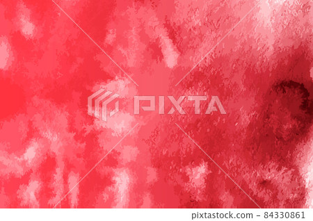 Watercolor texture vector background. Red gradient aquarelle painting. 84330861