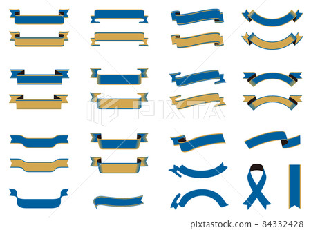 Ribbon vector illustration icon set - Stock Illustration [84332428] - PIXTA