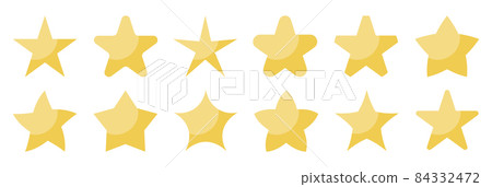 Stars rating golden yellow icon flat set. Product rating classic icon. Quality symbol premium customers. Best quality striking insignia website, game, score. Order victory award luxury isolated white Stars rating golden yellow icon flat set. Product rating classic icon. Quality symbol premium customers. Best quality striking insignia website, game, score. Order victory award luxury isolated white 84332472