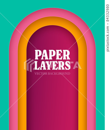 Paper layered background. Abstract background with 84332980