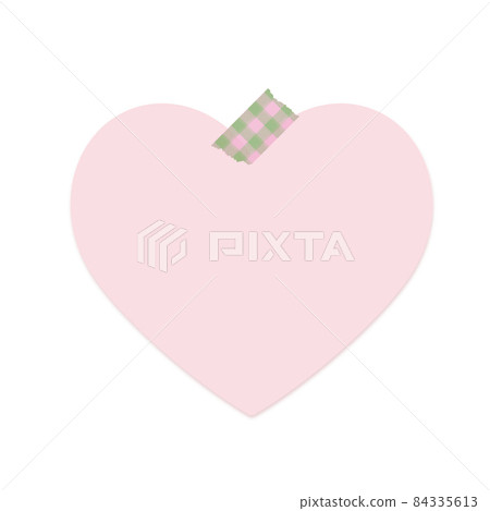 heart love memo note white day valentines day - Stock Illustration ...