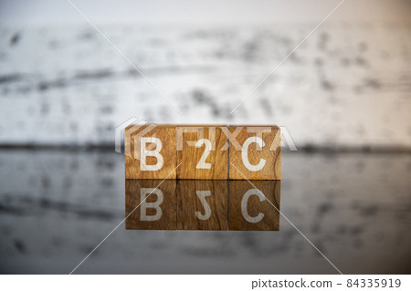 Business image (IT terminology) Block character B2C Business image (IT terminology) Block character B2C 84335919