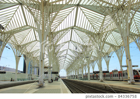 Oriente station near Lisbon Oriente station near Lisbon 84336758