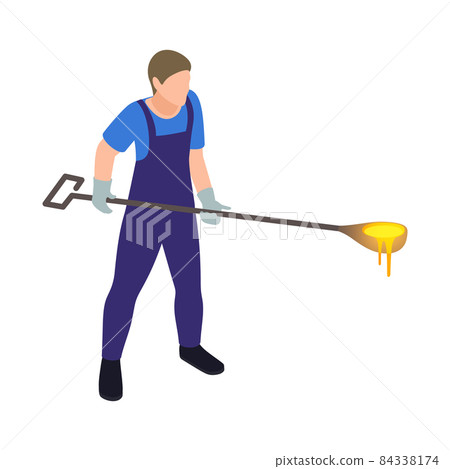 Glass Production Worker Composition 84338174