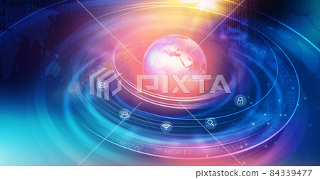 Digital world connectivity background concept series Digital world connectivity background concept series 84339477